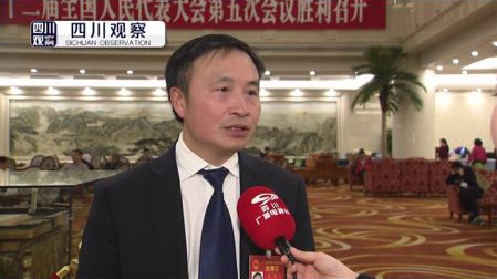 全國人大代表、集團(tuán)董事長王勁“兩會”現(xiàn)場接受四川電視臺采訪