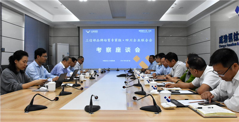 工信部品牌培育專(zhuān)家組蒞臨川威連界基地考察(圖3)