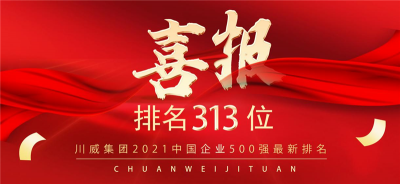 新突破！川威集團(tuán)2021中國(guó)企業(yè)500強(qiáng)排名再創(chuàng)新高